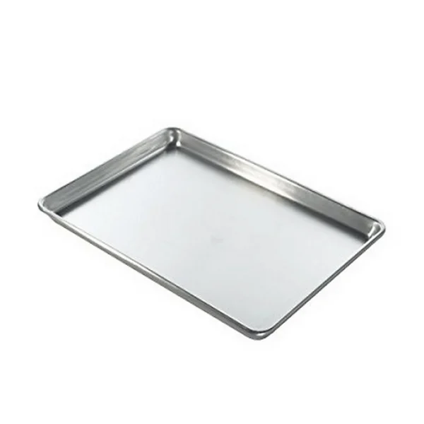 RECTANGULAR ALUMINUM OVEN BAKING TRAY SILVER 30x20 CM